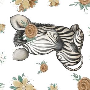 36x54 zebra blanket 