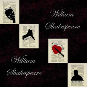 Shakespeare Black and Red