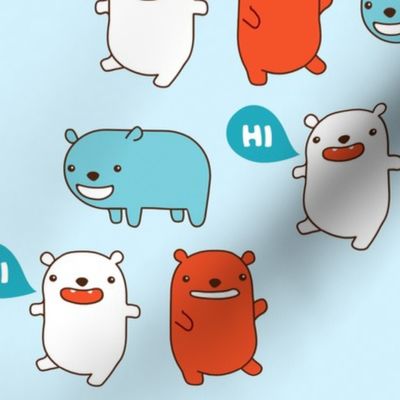 Happy Bears Say Hi