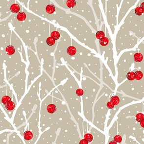 Winterberry Charm | Warm Stone