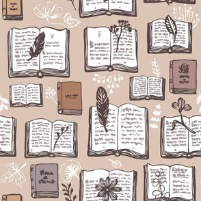 books & herbs