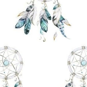 Little Chief Dreamcatcher with More Aqua_Teal