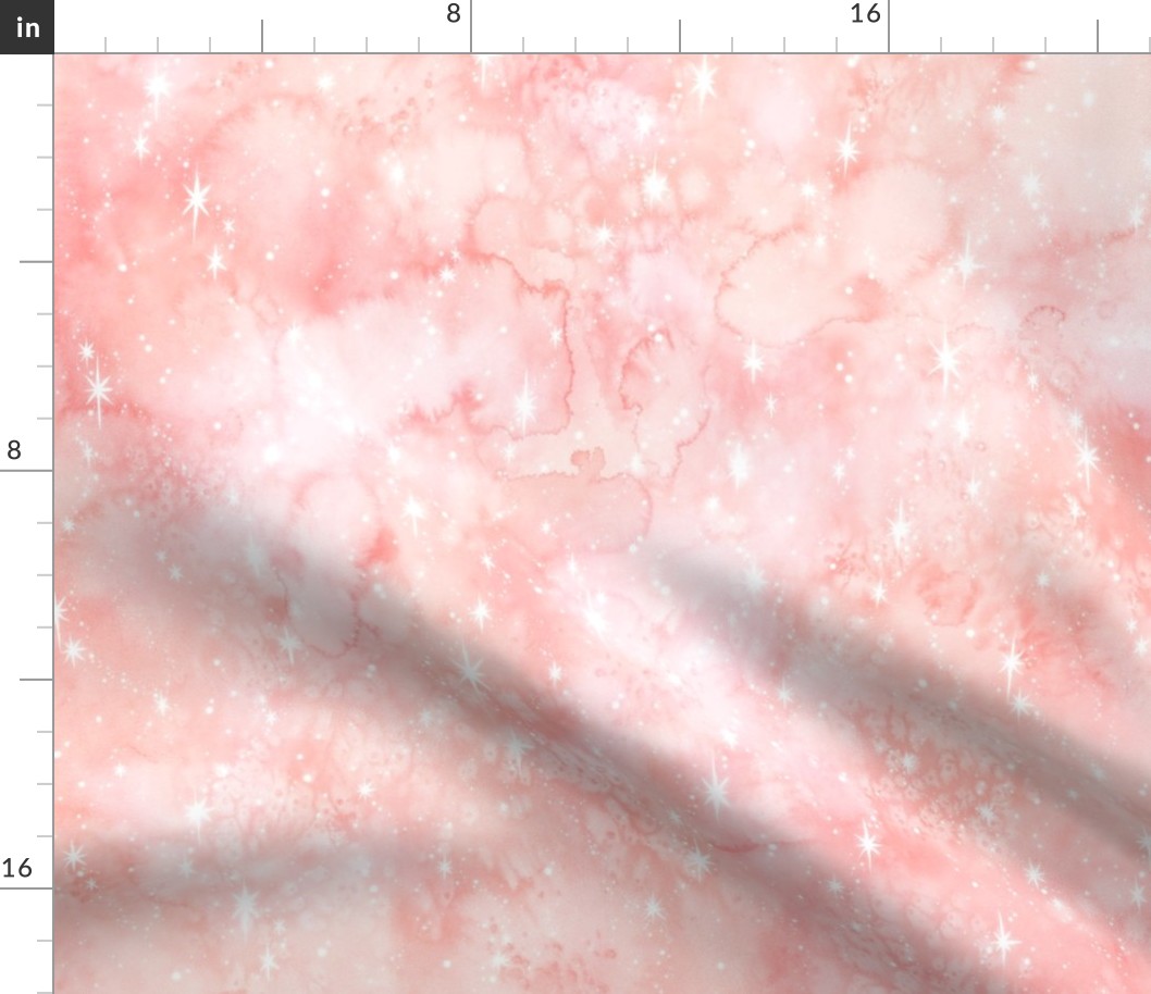 Blush Watercolor Galaxy