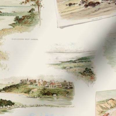 Fishers Island Landmarks I - from 'An Island of Homes' (Large)