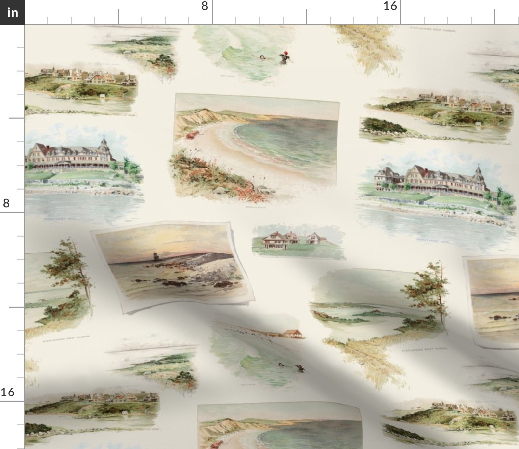 Fishers Island Landmarks I - from 'An Island of Homes' (Large)