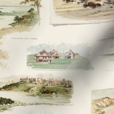 Fishers Island Landmarks II - from 'An Island of Homes' (Large)