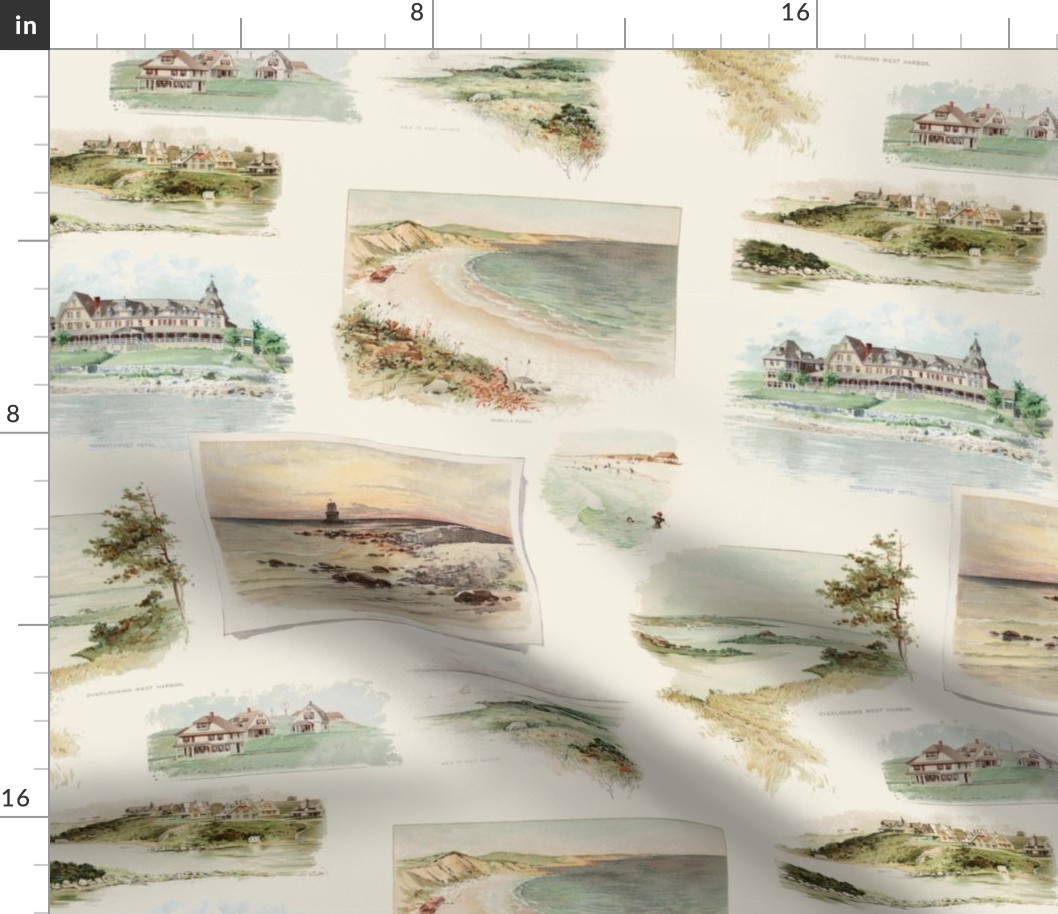 Fishers Island Landmarks II - from 'An Island of Homes' (Large)