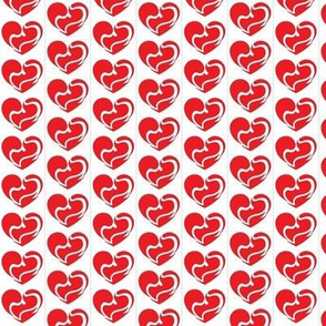 Red Tribal Hearts