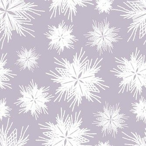 icy flower gray - medium scale