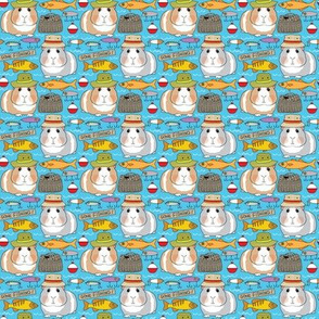 Fishing Hat Fabric, Wallpaper and Home Decor