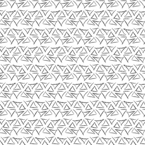 woodland triangles gray on white