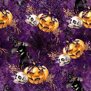 Halloween purple pumpkins MINI