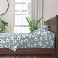 small // daisy garden citadel blue cute floral flowers