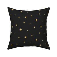 Mid Century Stars Black