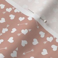 love is in the air |hearts arrows | white peachy pink |Renee Davis