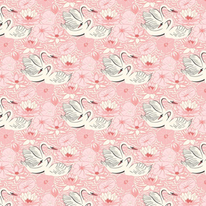 swan lake/blush/medium