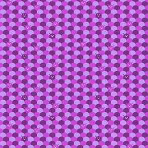 Monster Scallop - Purple - teeny tiny