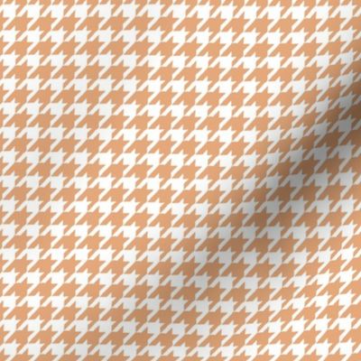 Parisienne houndstooth french fashion houndstooth checkered tartan posh texture crimson houndstooth neutral burnt orange white