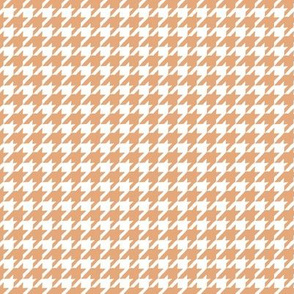 Parisienne houndstooth french fashion houndstooth checkered tartan posh texture crimson houndstooth neutral burnt orange white