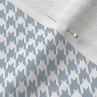 Parisienne houndstooth french classic fashion hand drawn houndstooth checkered tartan posh texture crimson houndstooth neutral baby blue white