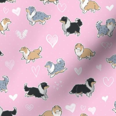 The Rough Collie - Pink