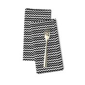 Monster Chevron - Black, White and Grey - Small