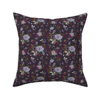 6" Timeless Florals in Purple