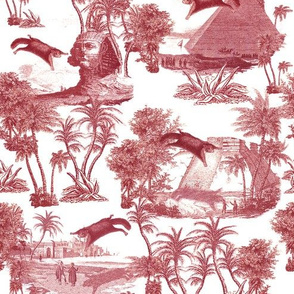 Giant flying squirrel attack toile-RED