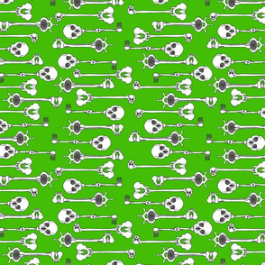 skeleton keys on green