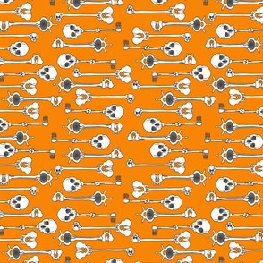 skeleton keys on orange