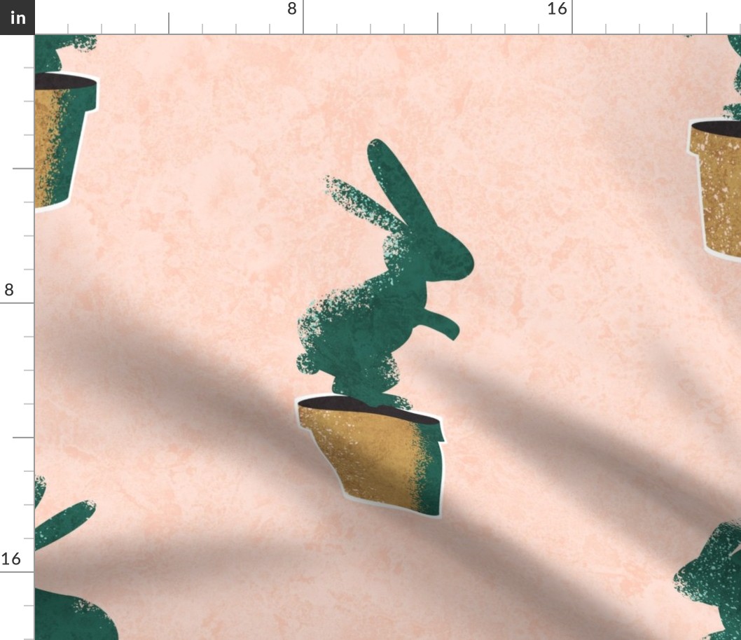 Rabbit Topiary Large