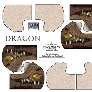 Dragon Mask - Cut & Sew