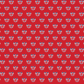 British Hearts - Union Jack Red - Small