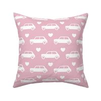 Mini Cooper Hearts - Pink - Large