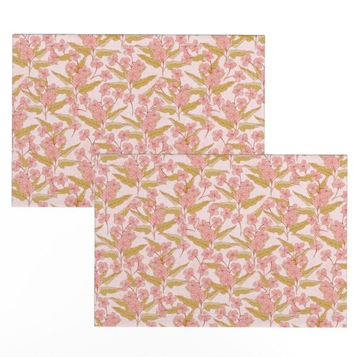 Block print flowers pink-nanditasingh