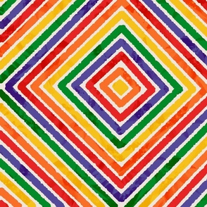 Textured Geometry - Rainbow