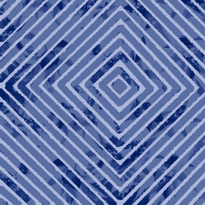 Textured Geometry - Classic Blue