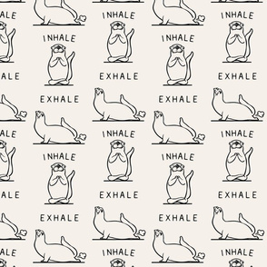 Inhale Exhale Otter_8x8