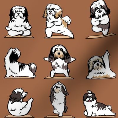 Havanese Yoga_8x8