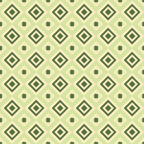 Geometric green  squares