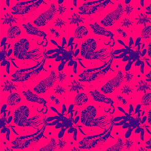 Pink Paleofish Fabric Medium