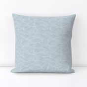 Minimalist ocean waves and surf vibes abstract salty water minimal Scandinavian style stripes soft baby blue white