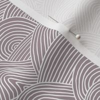 Minimalist ocean waves and surf vibes abstract salty water minimal Scandinavian style stripes mauve purple white