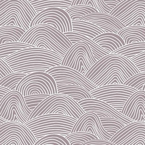 Minimalist ocean waves and surf vibes abstract salty water minimal Scandinavian style stripes mauve purple white