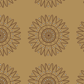 Brown Mandalas