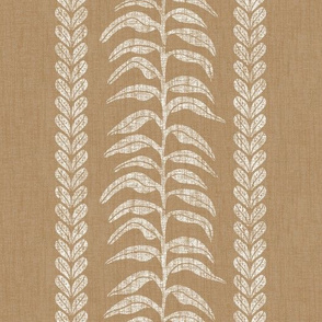 Palm Linen Stripe, Neutral 