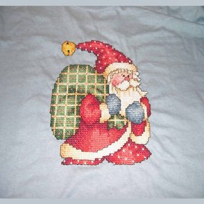 Cross Stitch Santa Single 