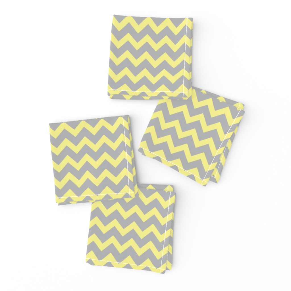 Yellow and Gray Chevrons