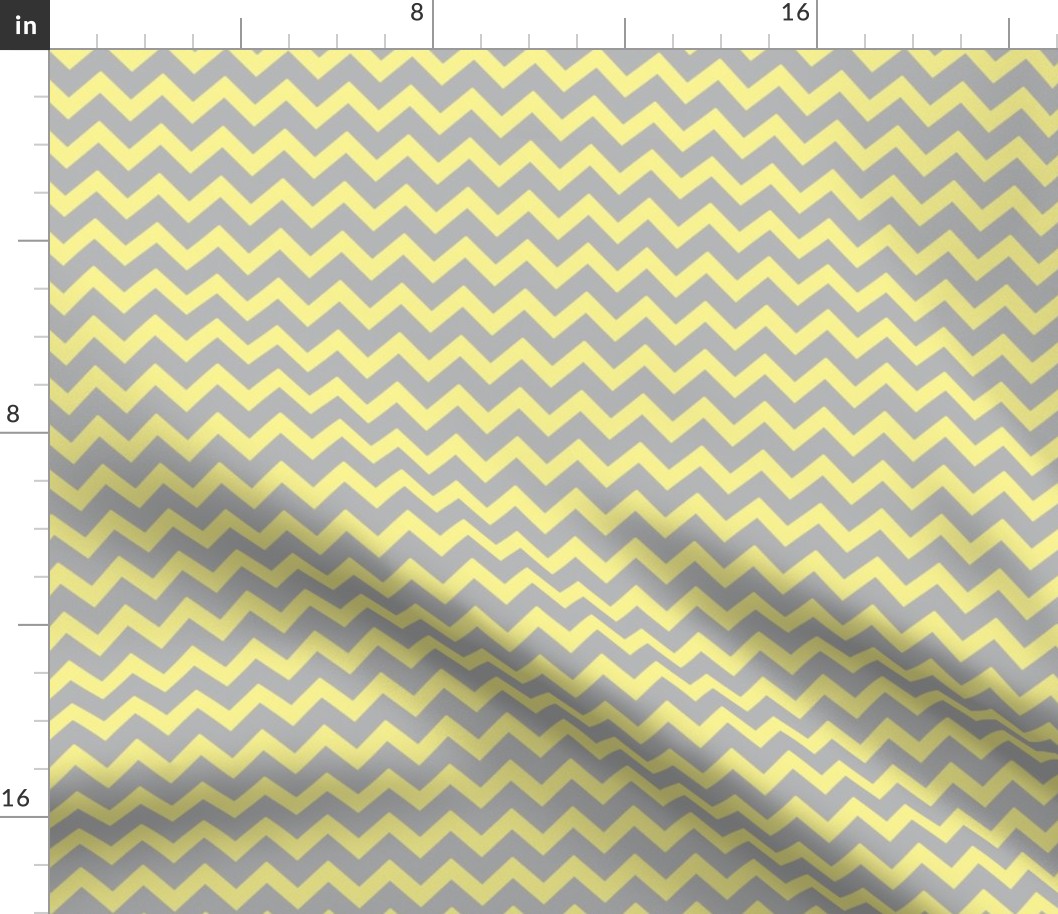 Yellow and Gray Chevrons