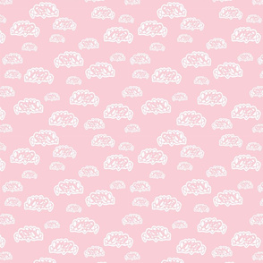 Fluffy  Clouds - Pink - Small